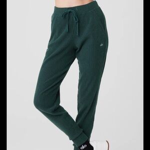 ALO Yoga Forest Green Track Pants